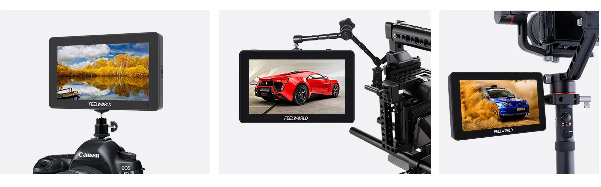 Feelworld F6 Plus Monitor 5.5 Inch Touch Screen Director 4 Monitor DSLR Camera Micro Single Video Field Display for Canon Nikon