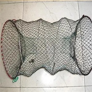 

High Quality 30x50cm Folding Fishing Net Stake Hand Net Fish Care Creel Fishing Tackle Collapsible Fishing Net