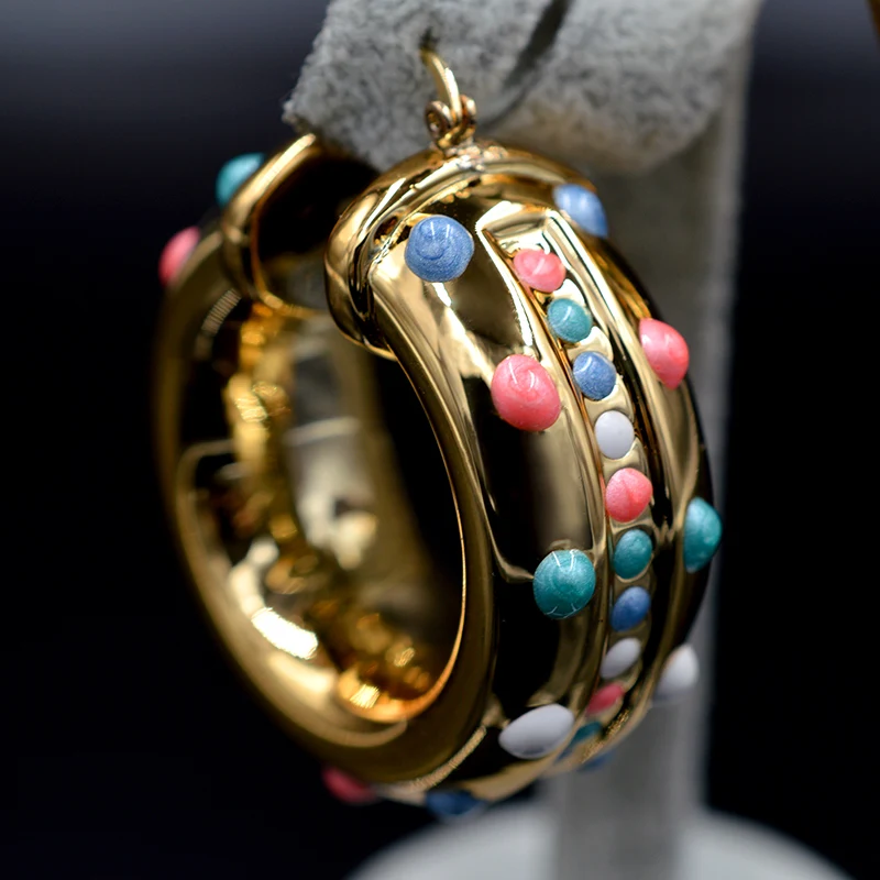 Солнечные ювелирные изделия Новые поступления Ювелирные серьги 2019 большие