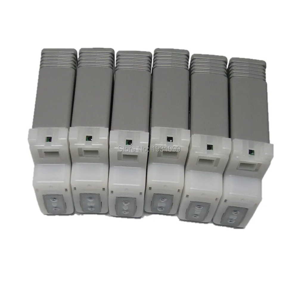 YOTAT 6 шт. Пустой многоразового картридж PFI-102 для Canon PFI102 IPF500 IPF510 IPF600 IPF610 IPF700 IPF710 |