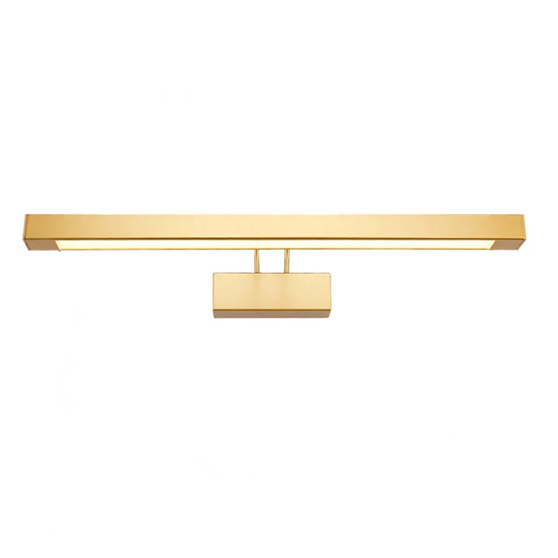 

Modern Bathroom Mirror LED Wall lamp hot selling warm/cool white washroom wall Lamp Waterproof Stainless Steel fixtures