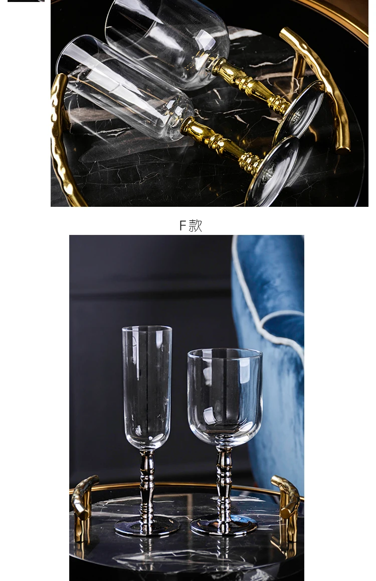 Креативная птичья Коктейльная стеклянная индивидуальная молекулярная Золотая Шестигранная стеклянная чашка Золотое вино чашка сок кофе стеклянная Питьевая чашка