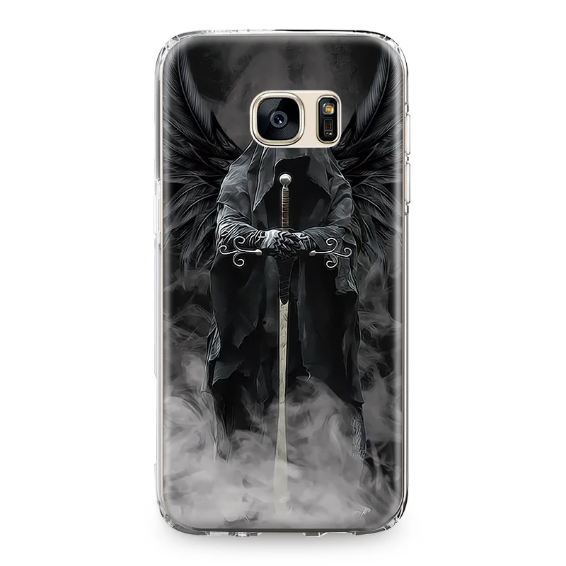 Личность Корона череп голова TPU Защитный чехол для samsung Galaxy S4 S5 S6 S7 край S8 S9 S10 плюс S10e Note 4 5 8 9 силиконовый чехол для телефона