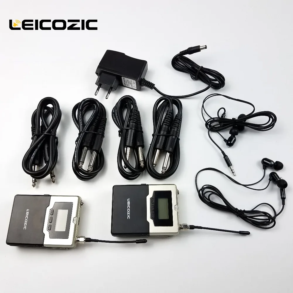 Leicozic In ear Monitor System On Stage Recording Studio L9400 New SR2050 IEM 3 приемника беспроводные сценические
