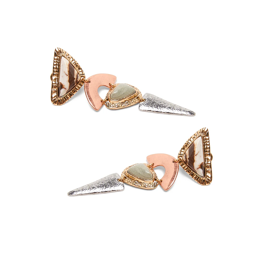 Новые этнические винтажные металлические висячие серьги Vodeshanliwen ZA для женщин