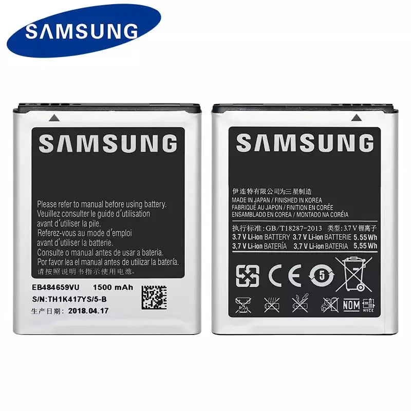 Samsung оригинальный сменный аккумулятор EB484659VU для samsung GALAXY W T759 i8150 S8600 S5820 I8350 I519 X