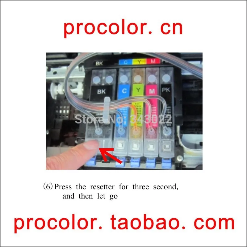 Новая американская версия ciss для epson XP 850/XP 650/XP 750/XP 950 (T277XL1 T277XL6) с чипом ARC (не