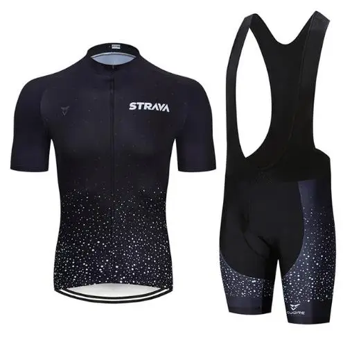 18 Летняя команда Strava фиолетовая одежда для велоспорта Джерси Ropa велосипед для мужчин Pro велосипедные майки Велоспорт гелиевая Подушка шорты наборы - Цвет: 18
