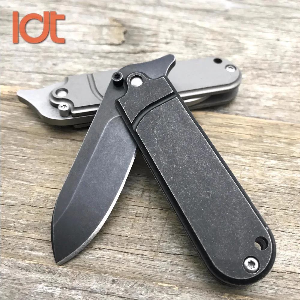 LDT Bean Мини титановый складной нож S35VN лезвие TC4 Ручка Ножи кемпинг спасательный Тактический Открытый нож выживания EDC инструменты