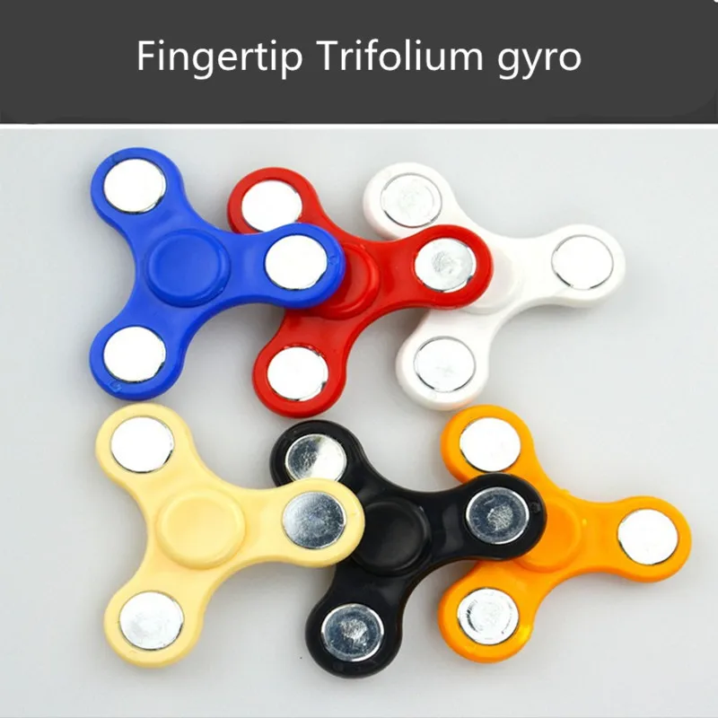 Керамический подшипник Tri Spinner ABS EDC ручной Спиннер для аутизма и СДВГ антистресс