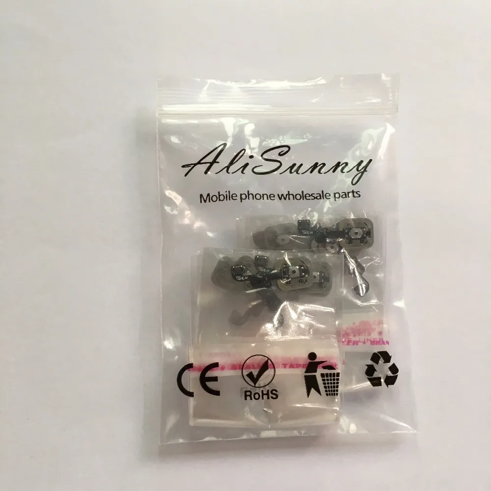 AliSunny 10 шт. кнопка домой гибкий кабель для iPhone 6 4,7 ''6G 6S Plus 5S Сенсорное меню запасные части