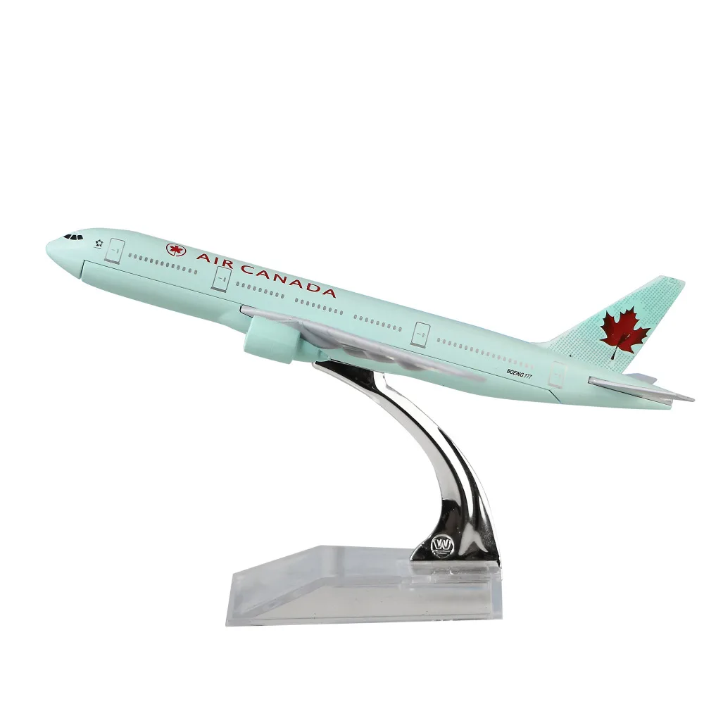 Модель самолета Boeing 777 16 см металлическая модель из сплава сувенирная Модель Коллекция самолетов