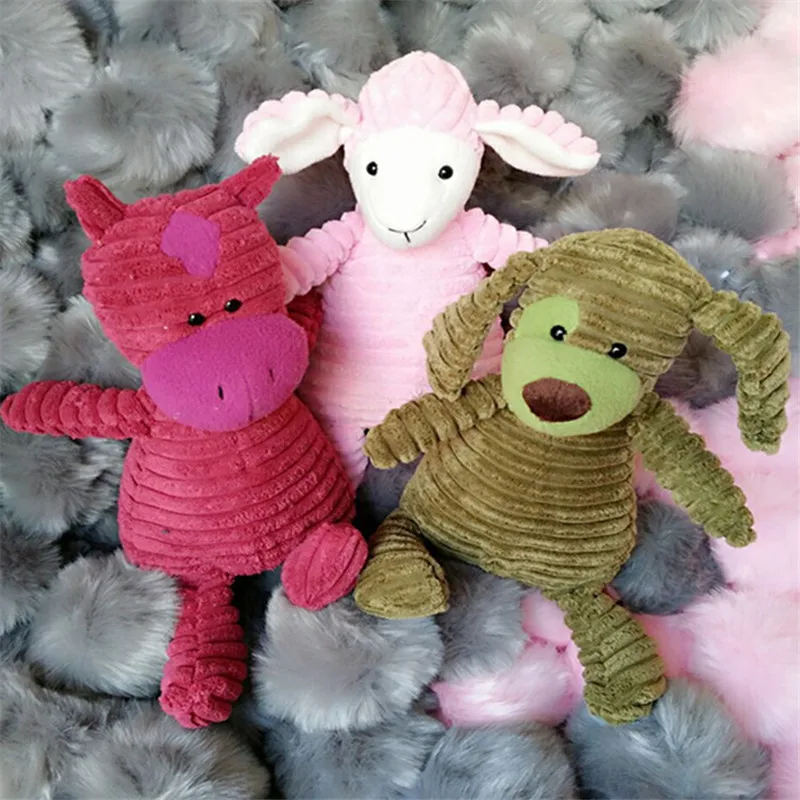 Новинка 2017 года милый кролик щенок вельветовые плюшевые Игрушечные лошадки