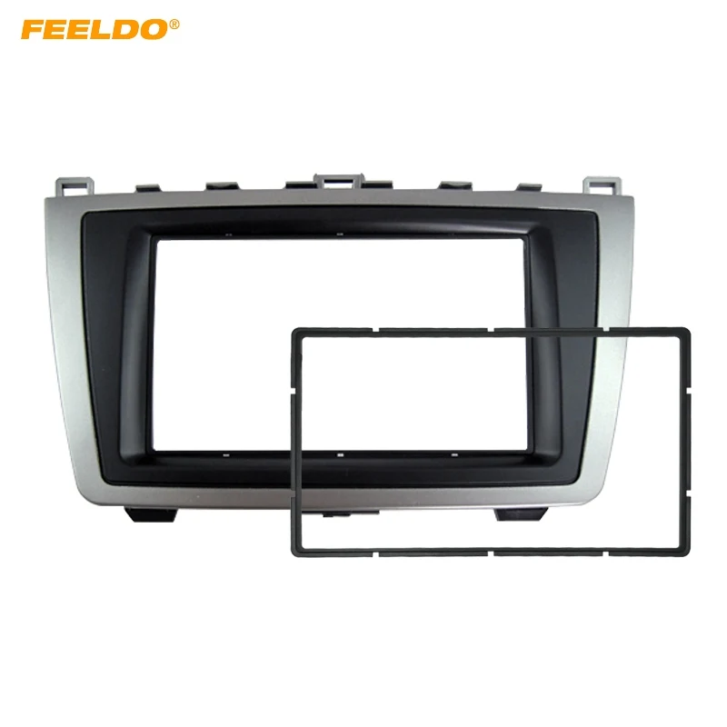 

Автомагнитола FEELDO 2DIN для Mazda 6 2009-2013, устанавливаемая рамка для стереопластины, монтажная рамка для приборной панели, комплект отделки # MX5005