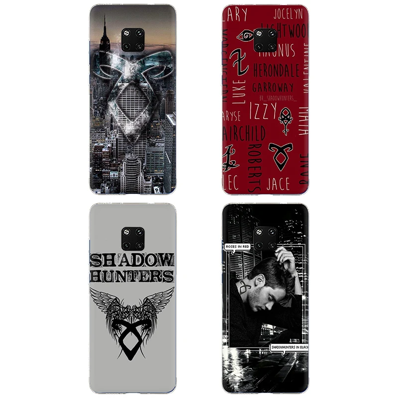 Твердый чехол Shadowhunters для телефона Huawei Y6 Y7 Prime Y9 2017 2018 Mate 10 20 30 Pro Lite Nova 2i 3 3i|Бамперы| |