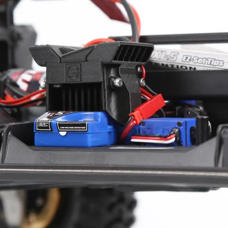 TRX4 ESC Радиатор Вентилятор охлаждения Защитная крышка для 1/10 Rc Гусеничный