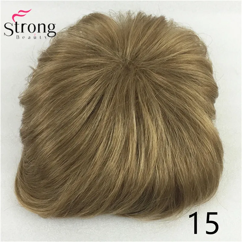 StrongBeauty парик женский Синтетический волос короткий парик наращивание волос кусок цвета выбор
