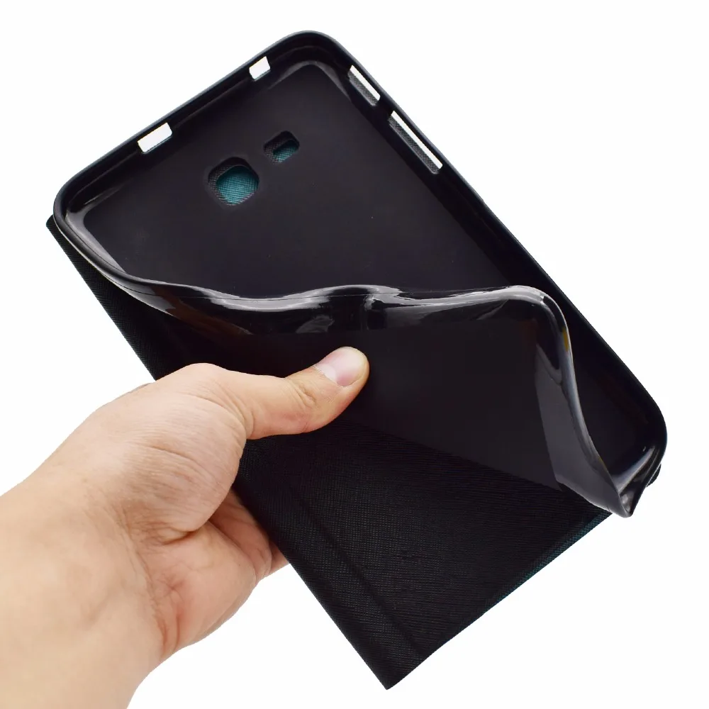 Фиолетовый чехол с рисунком оленя для Samsung Galaxy Tab 3/Tab3 Lite 7 0 дюймов T110 T111 T113 T116