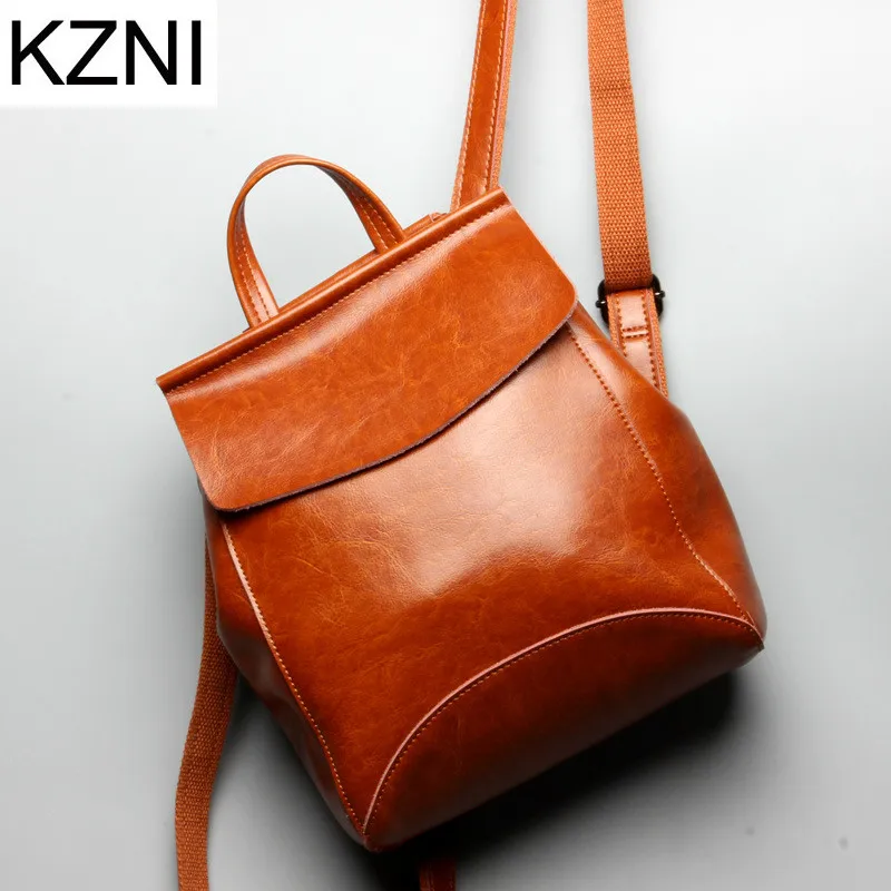 KZNI кошелек из натуральной кожи женская сумка женский рюкзак Sac a Main Femme De Marque Bolsas