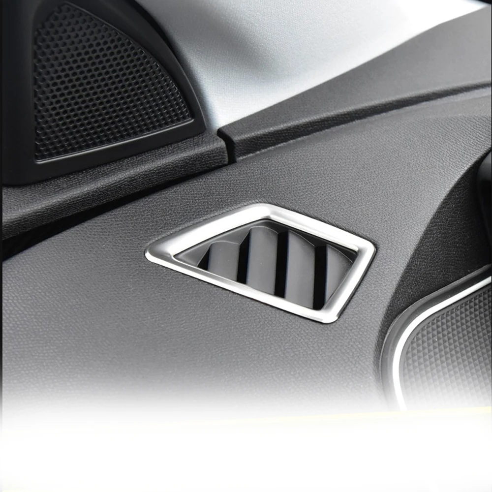2 шт./компл.. Крышка Кондиционера из нержавеющей стали для Peugeot 5008 3008 GT 2016 2017