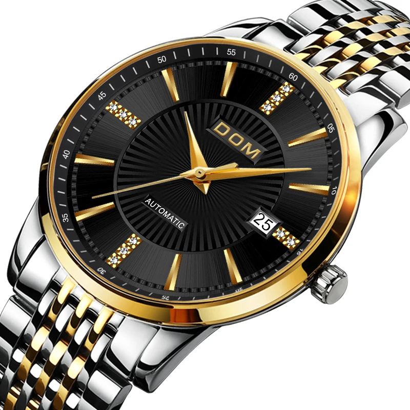 2018 Новинка Relojes DOM Мужские автоматические механические Спортивные часы наручные