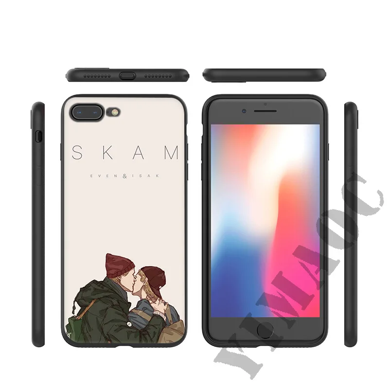 YIMAOC Tv Shows Skam Soft Silicone Case for iPhone 11 Pro Xr Xs Max X or 10 8 7 6 6S Plus 5 5S SE |