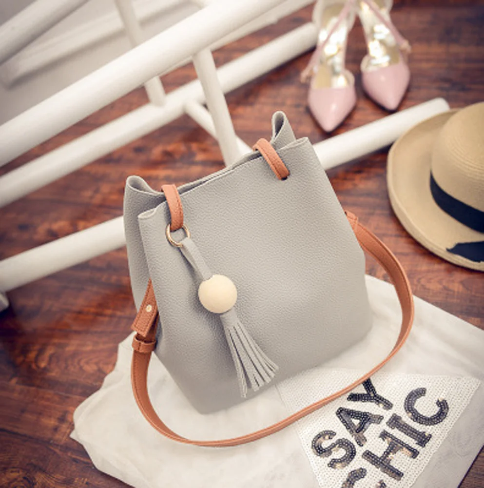 2 шт./компл. сумки для женщин кожаная сумка через плечо сумка-тоут