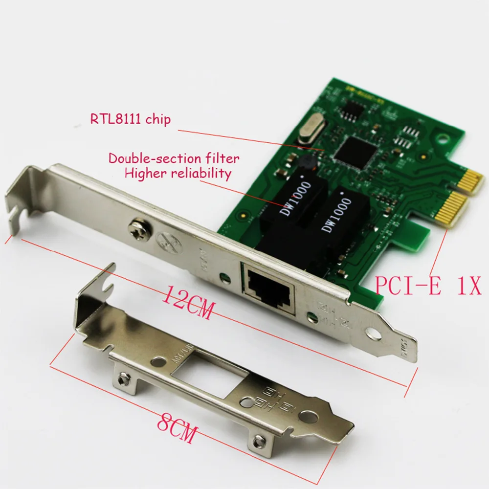 1000 Мбит/с Gigabit Ethernet PCI Express E сетевая карта 10/100/1000 м RJ 45 RJ45 сетевой адаптер конвертер