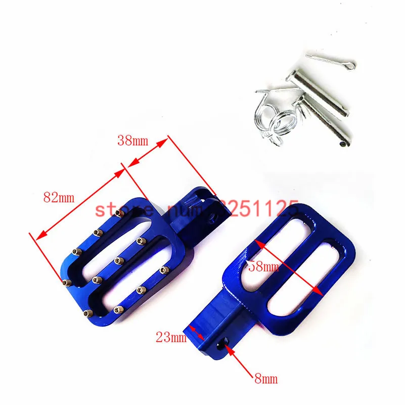 Заготовка CNC Peg педали для ног подставка CR KAYO SDG IRBIS KLX TTR BSE XR 50 70 110 125cc Pit Dirt Bike