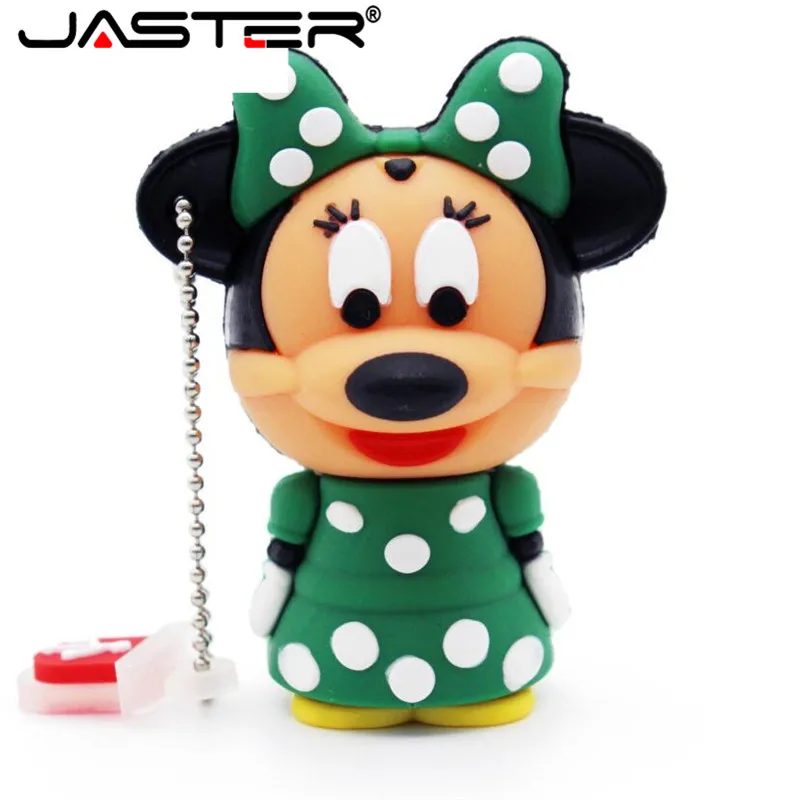 JASTER мышь Микки и Минни USB флеш-накопитель животные мультфильм pendrive 4 ГБ/8 ГБ/16 ГБ/32 ГБ изысканный флеш-накопитель Забавный usb