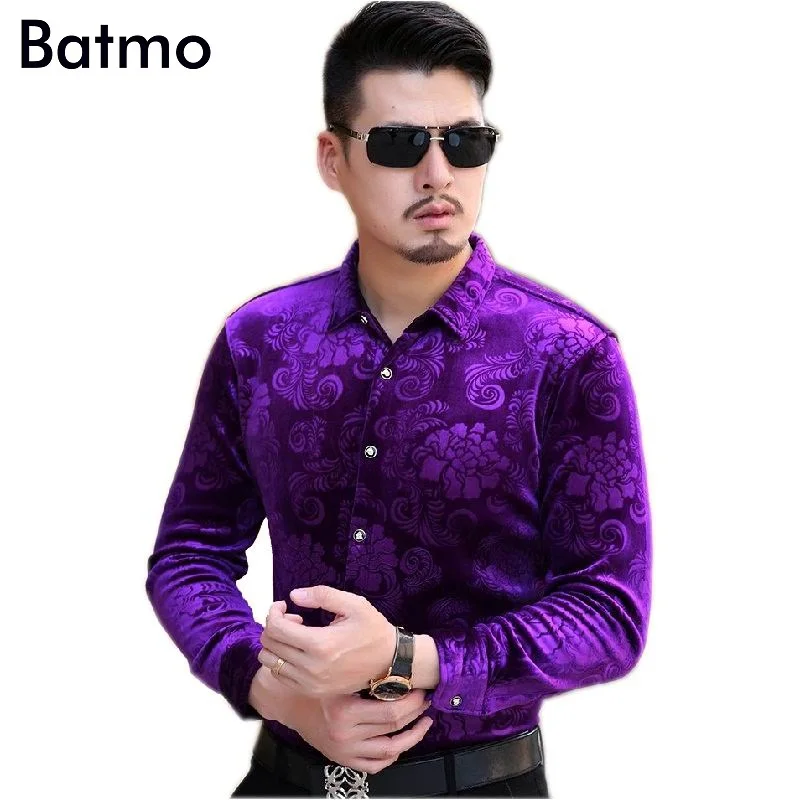 Новое поступление 2018 повседневная фиолетовая кашемировая Теплая мужская