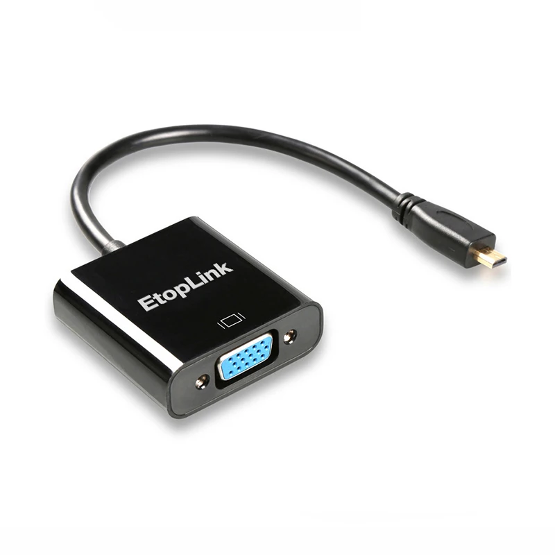 EtopLink Micro HDMI VGA кабель для мужчин и женщин адаптация аудио разъем USB HD конвертер XBOX