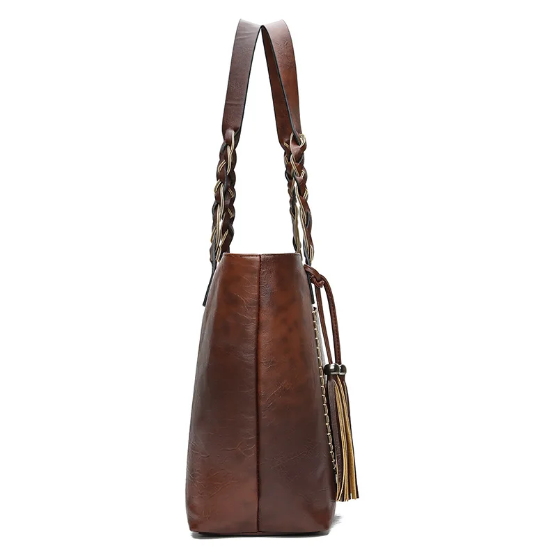 Youda Новая Винтажная Женская одноцветная сумка модные стильные сумки на плечо