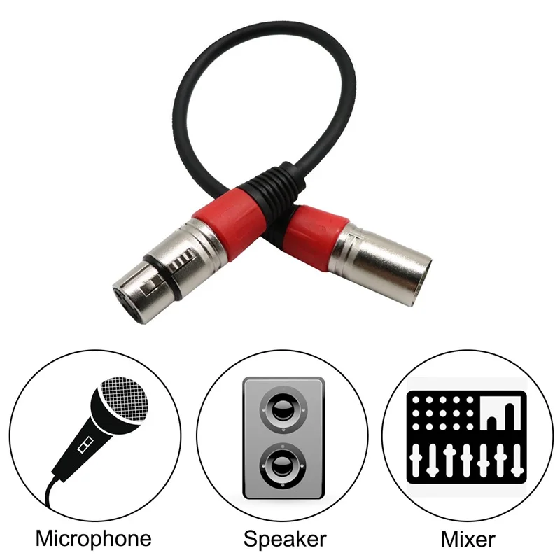 ABGN горячий XLR 3 контактный папа мама микрофон аудио экранированный Шнур кабель