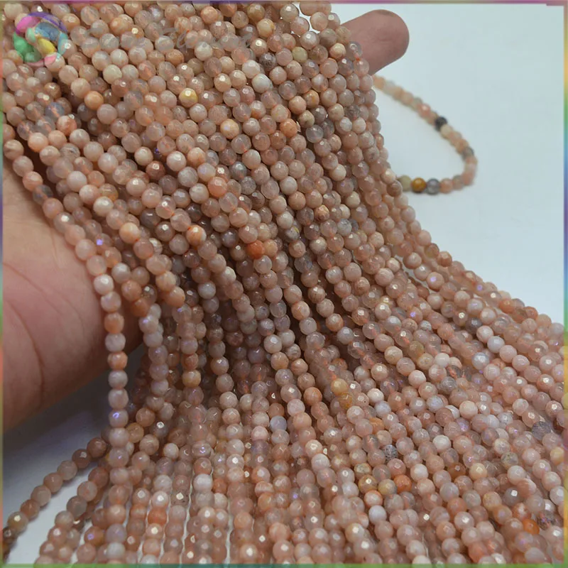 Граненые круглые бусины с натуральным коричневым песком 4 мм 6 7 8 10 12 мм|beads 4mm|beads