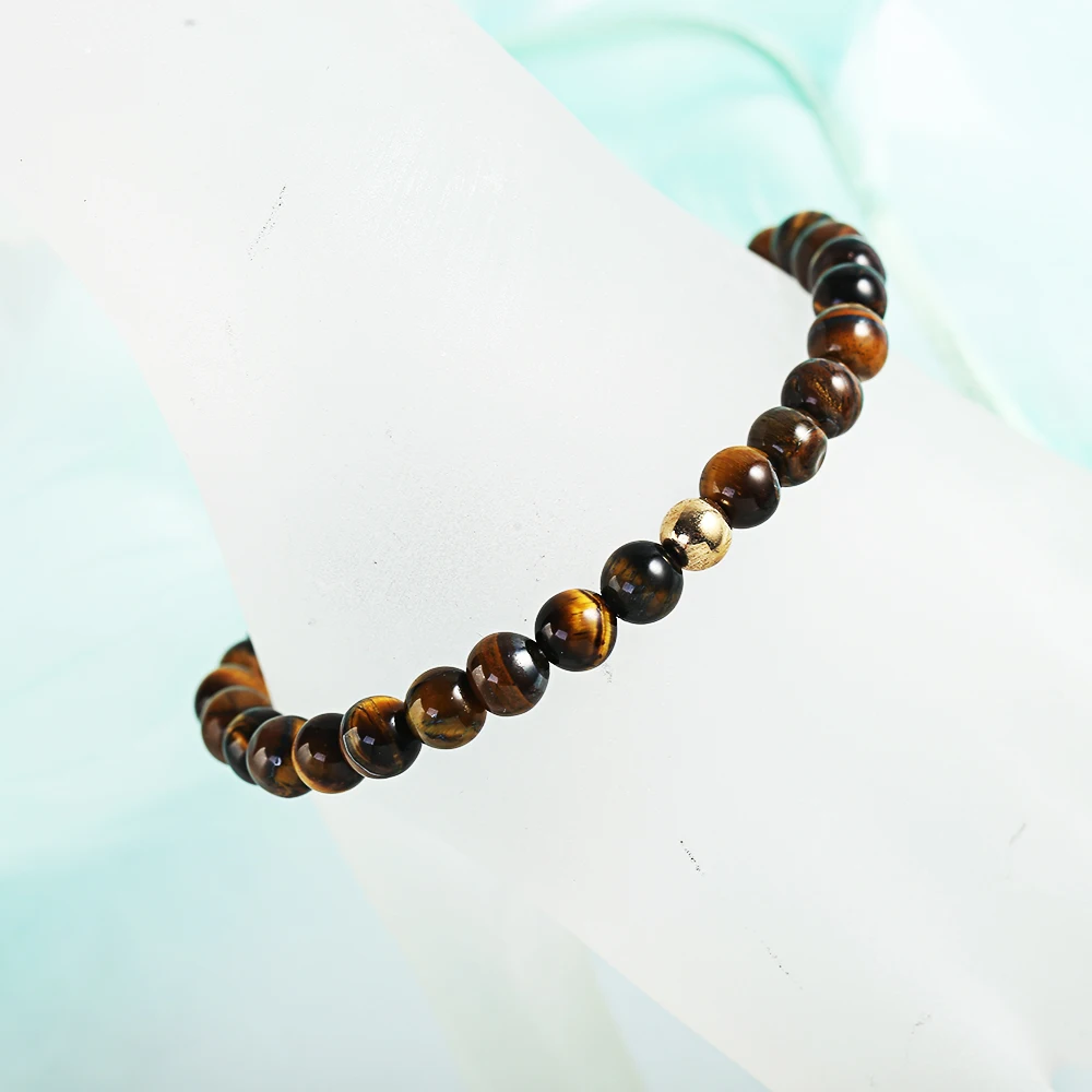 Модные мм украшения подарок 6 натуральный деревянный бусины браслеты с