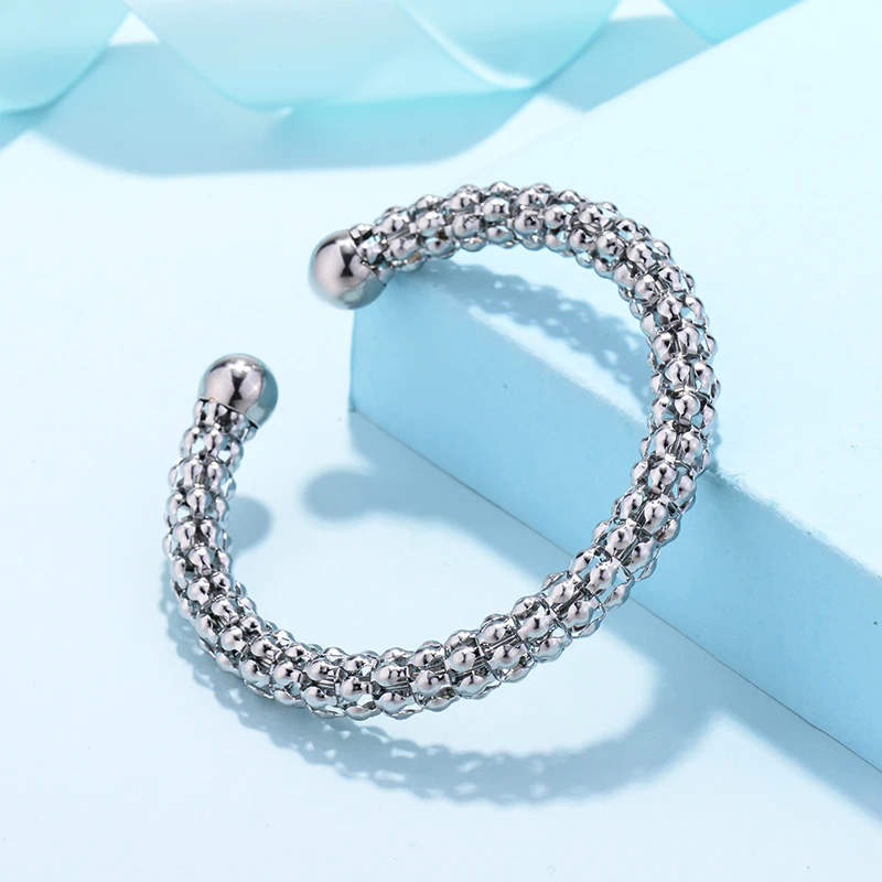 Шикарный Мода модные 316L Нержавеющая сталь Регулируемый Для женщин дешевые один