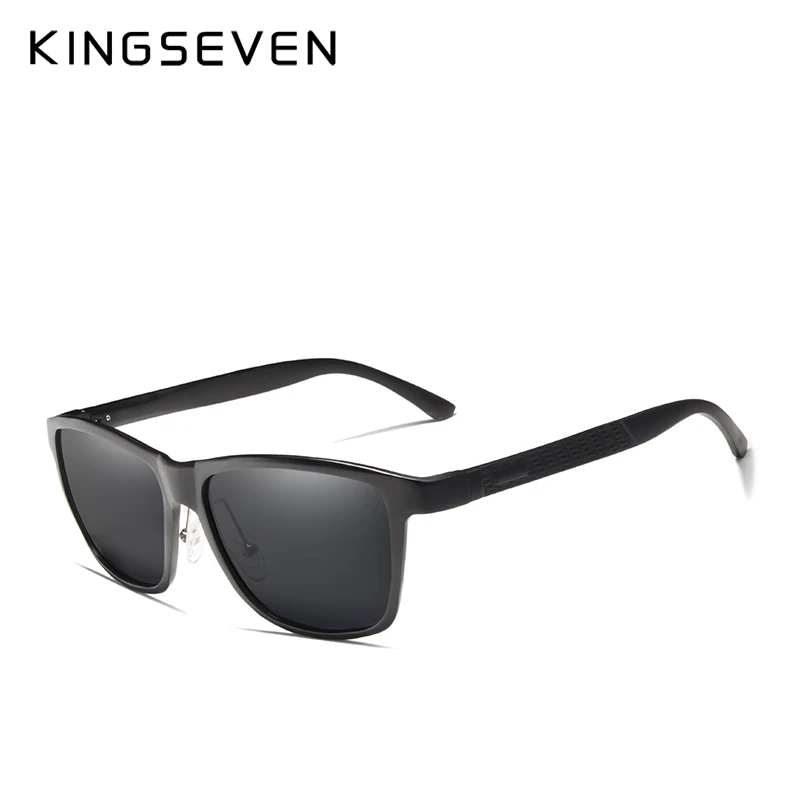 KINGSEVEN, фирменный дизайн, поляризационные солнцезащитные очки, мужские, для путешествий, солнцезащитные очки, мужские, модные, квадратные, для вождения, Oculos De Sol