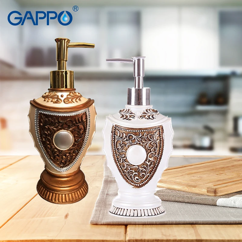 

GAPPO liquid soap dispensers resin soap pump imported resin Bottles Bath Bathroom accessories soap dispensers bottles