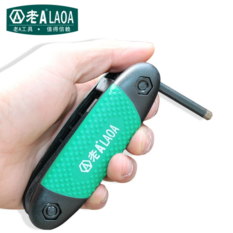 LAOA Новые многофункциональные складные шестигранные ключи 8 в 1 корунд