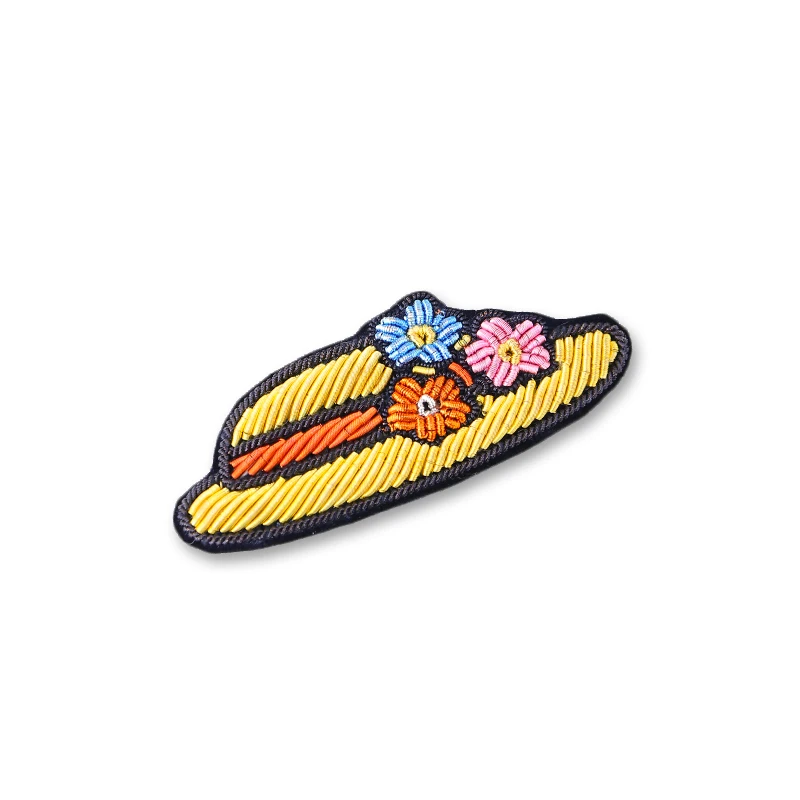 Вышивка индийская шелковая заколка патчи Значки для одежды нашивки | Дом и сад