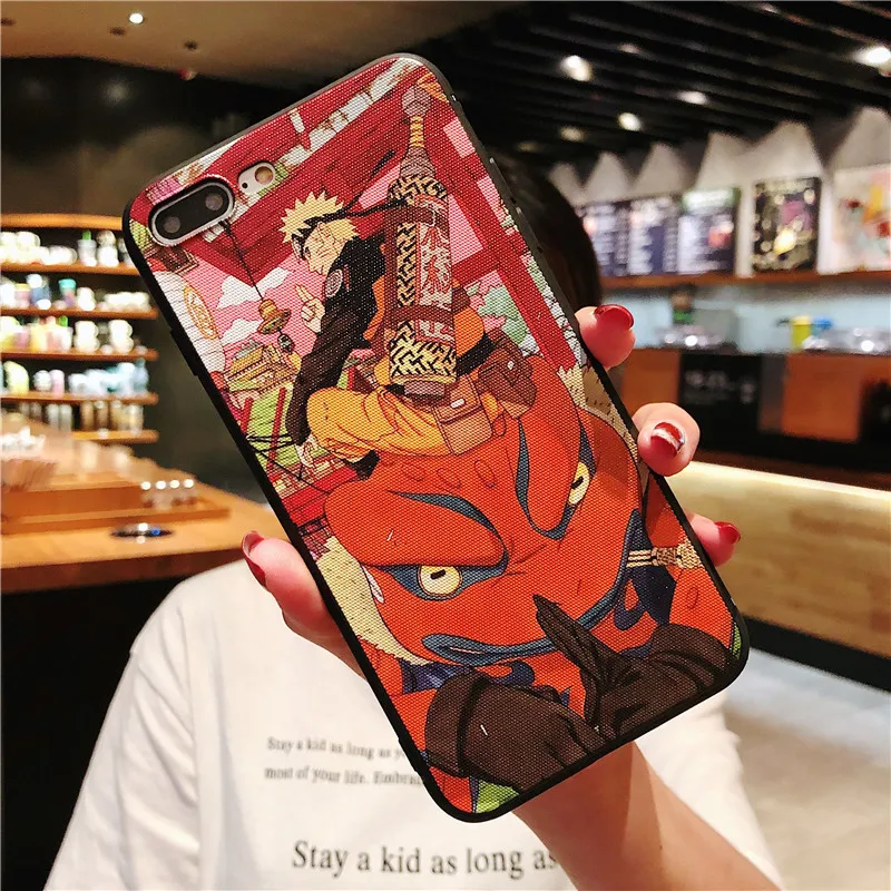 Mouplayca для iphone 11 Pro 6 6s 7 8 plus X Xs Max XR чехлы для телефонов новые крутые Японские Аниме Наруто мягкий рельеф ТПУ задняя крышка