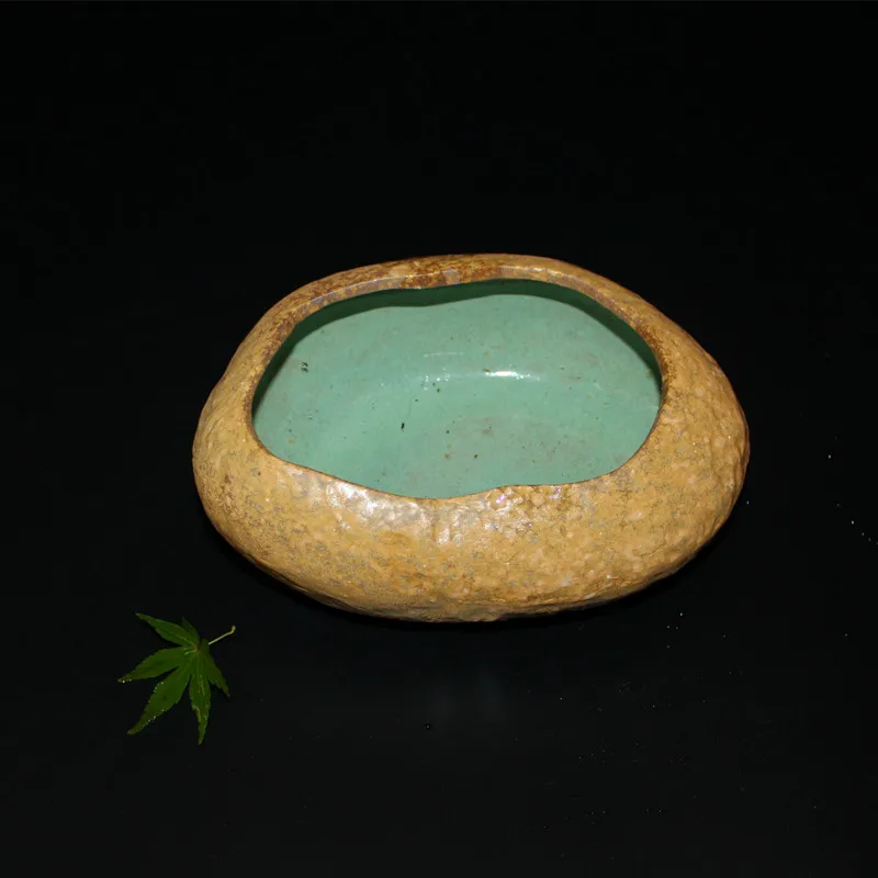Ikebana грубая керамика имитация камня цветочный горшок настольная ваза