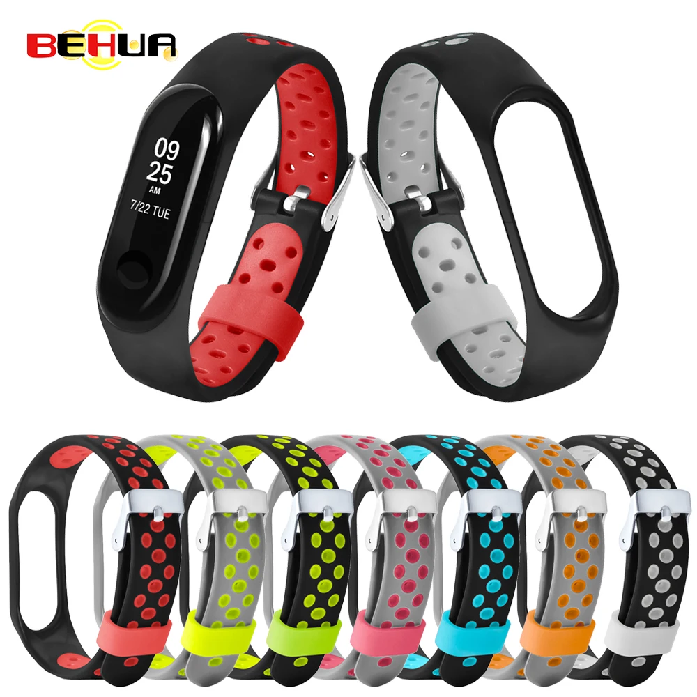 Ремешок FoMi Band 3 браслет на запястье для xiomi Miband аксессуары miband3 умный спортивный