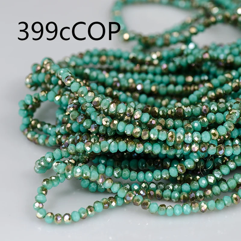 399cCOP 5A qaulity! 3 мм 140 шт./лот двухконусные хрустальные бусины ограненные круглые стеклянные бусины Сделай Сам шитье одежды - Цвет: 399cCOP