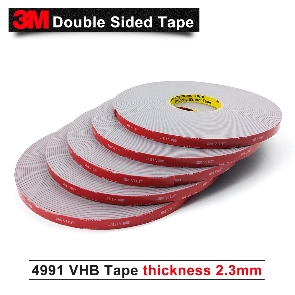 Двухсторонняя лента 3M VHB 4991/акриловый клей/Отличная долговечность/15 мм * 16 5 м