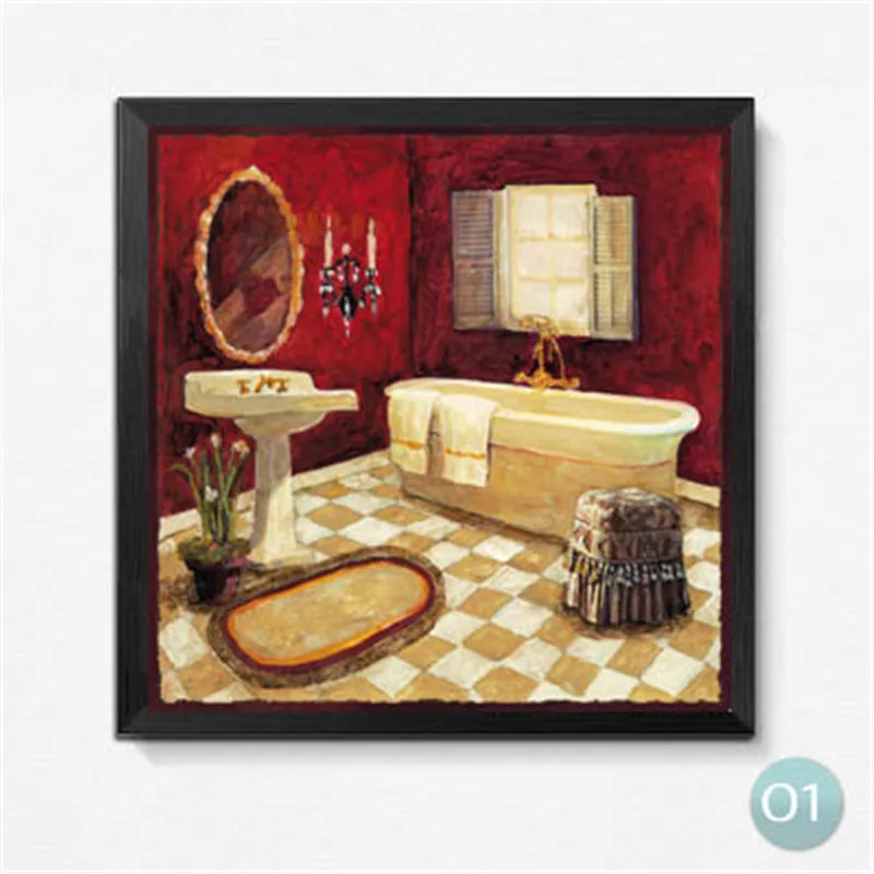 Настенная картина для ванной комнаты и душевой настенный плакат Картина на