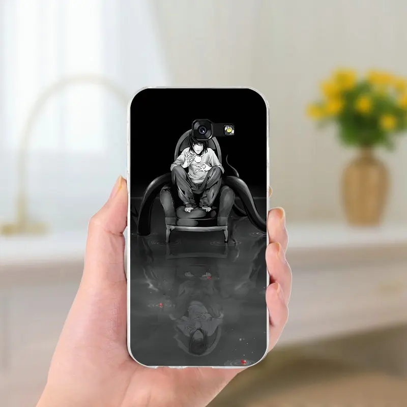 Аниме тетрадь смерти тонкий мягкий из полиуретана телефонные чехлы для samsung Galaxy