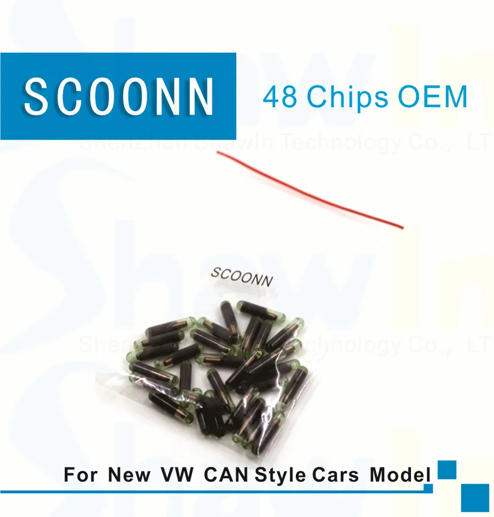 Scoonn 5 шт. новый автомобиль кодовый ID48 T6 Crypto разблокирована чип для VW/Audi/Seat/Skoda /Porsche |