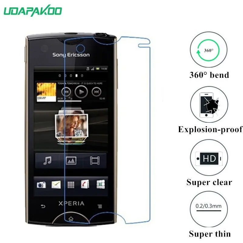 Udapakoo прозрачная защитная пленка из закаленного стекла для Sony Xperia Ray ST18I Nano